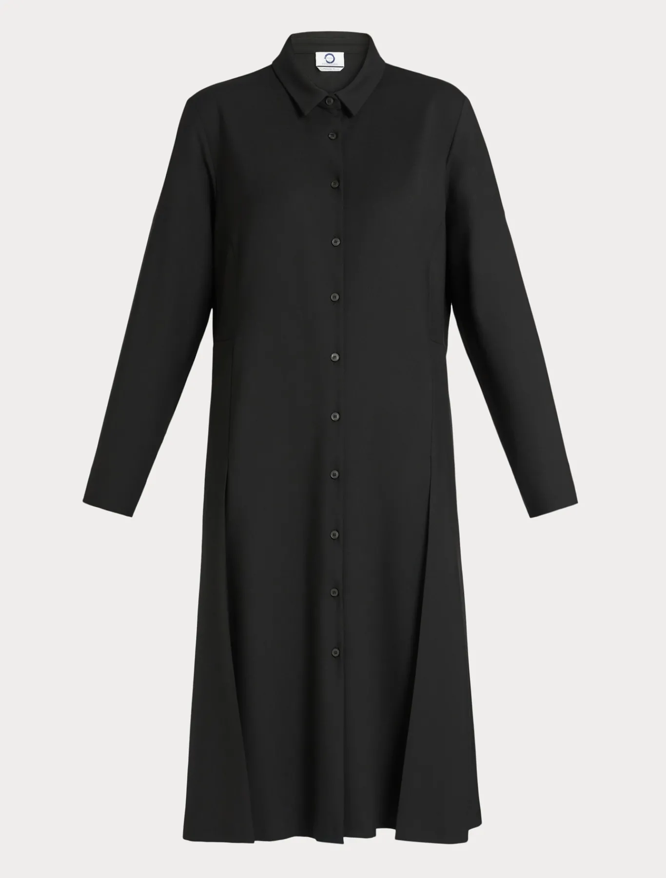 Marina Rinaldi Abiti | Abiti*Abito chemisier in gabardina NERO