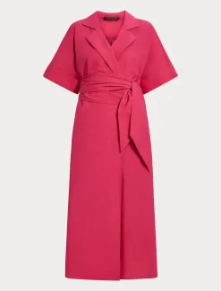 Marina Rinaldi Abiti | Abiti*Abito chemisier in popeline FUXIA