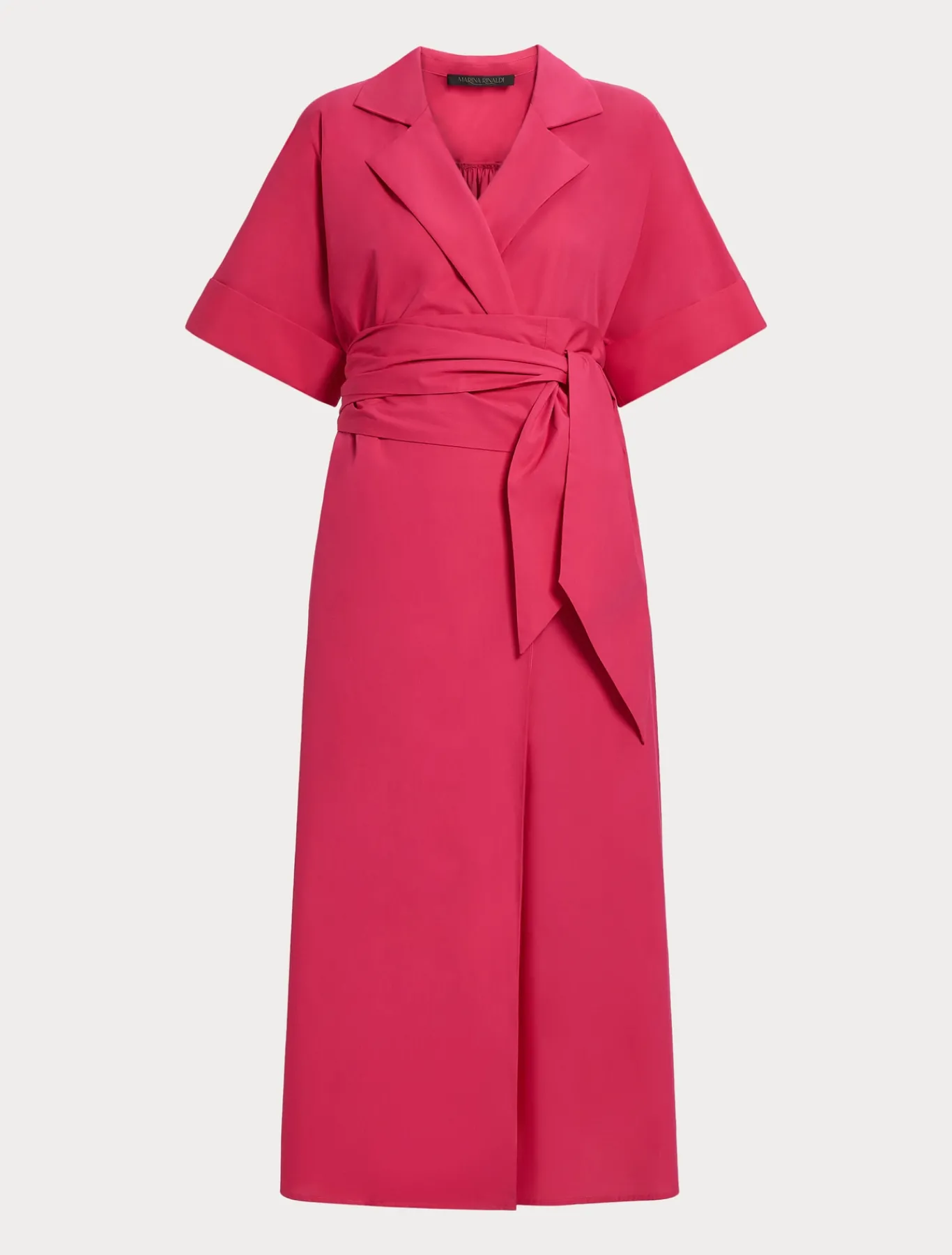Marina Rinaldi Abiti | Abiti*Abito chemisier in popeline FUXIA