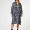 Marina Rinaldi Abiti | Abiti*Abito chemisier in twill BLUMARINO