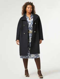 Marina Rinaldi Abiti | Abiti*Abito chemisier in twill BIANCOBLU