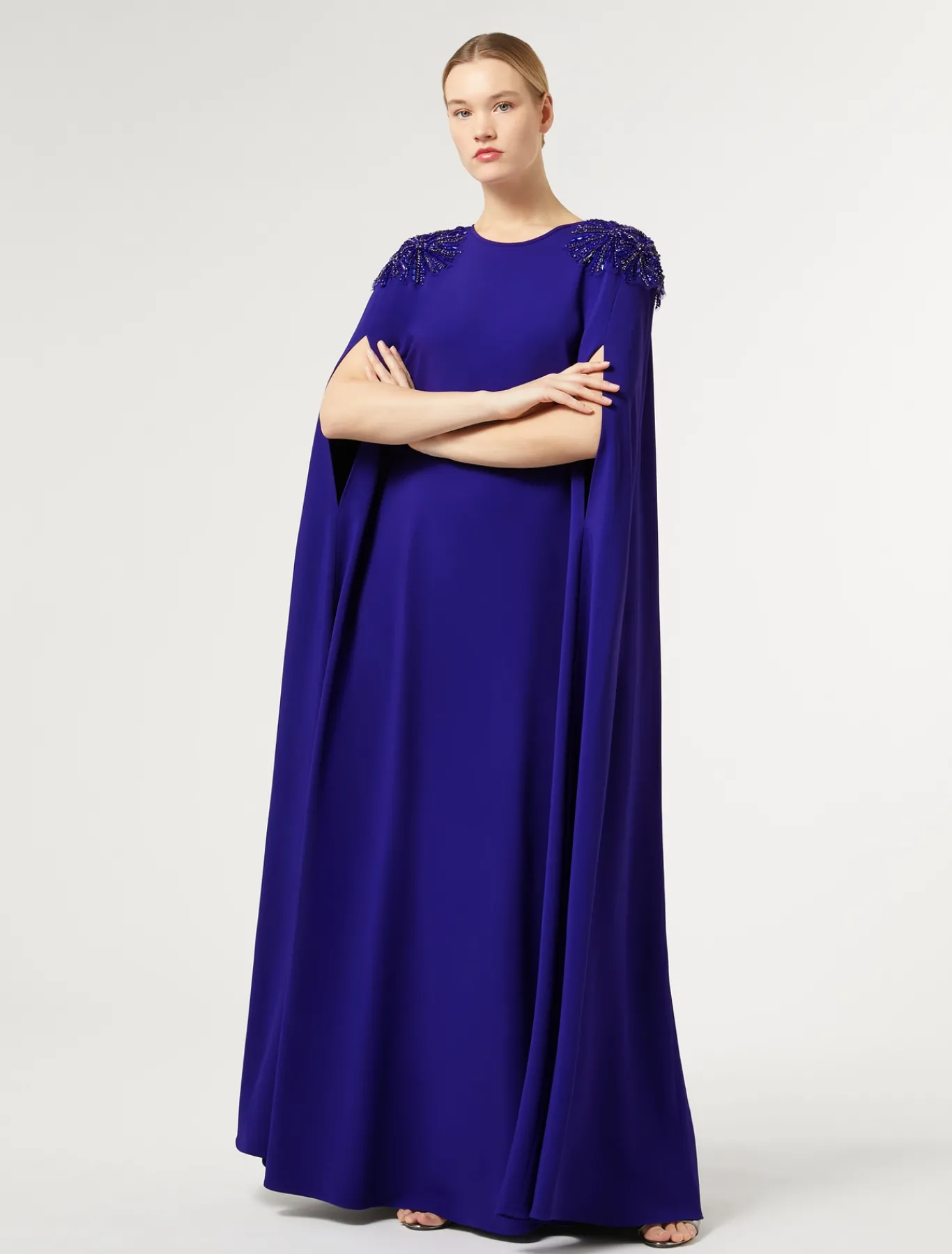 Marina Rinaldi Marina Rinaldi By Zuhair Murad*Abito in cady con ricamo VIOLA