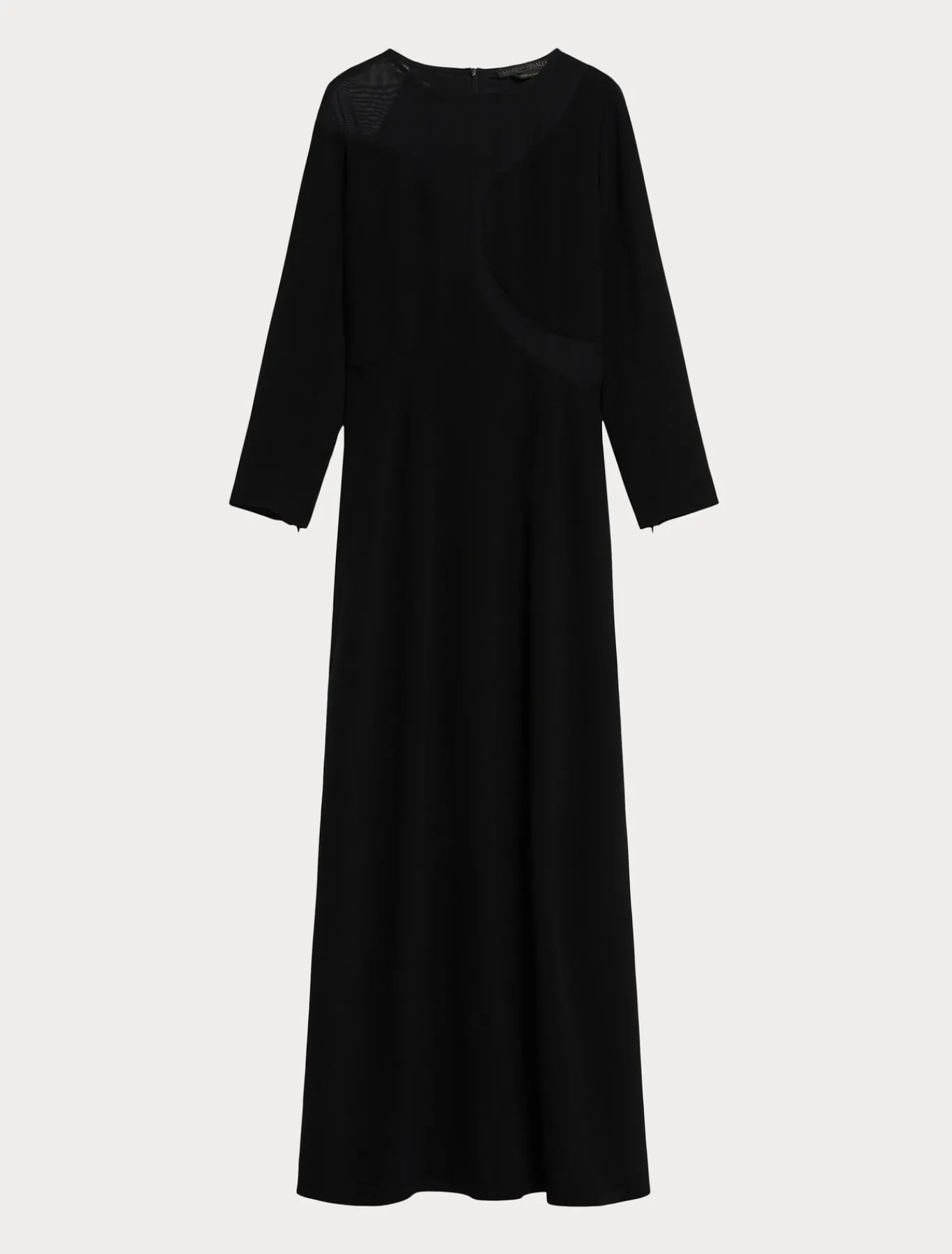 Marina Rinaldi Abiti | Abiti*Abito in cady con tulle NERO