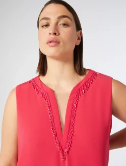 Marina Rinaldi Abiti | Abiti*Abito in cady triacetato FUXIA