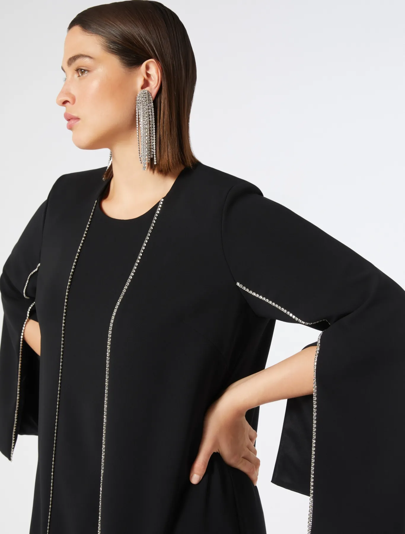 Marina Rinaldi Abiti | Abiti*Abito in cady triacetato NERO