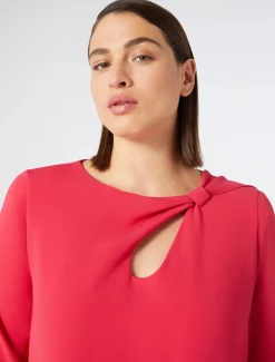 Marina Rinaldi Abiti | Abiti*Abito in cady triacetato FUXIA