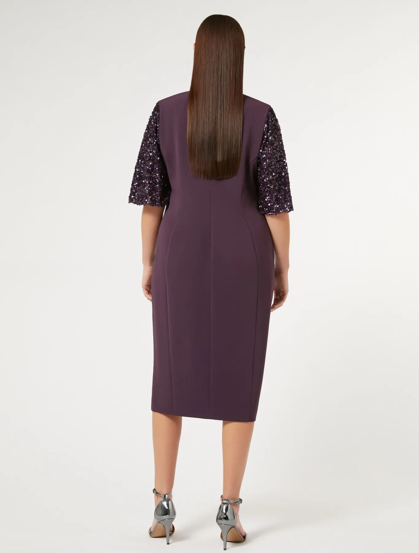 Marina Rinaldi Abiti | Abiti*Abito in cady triacetato BORDEAUX