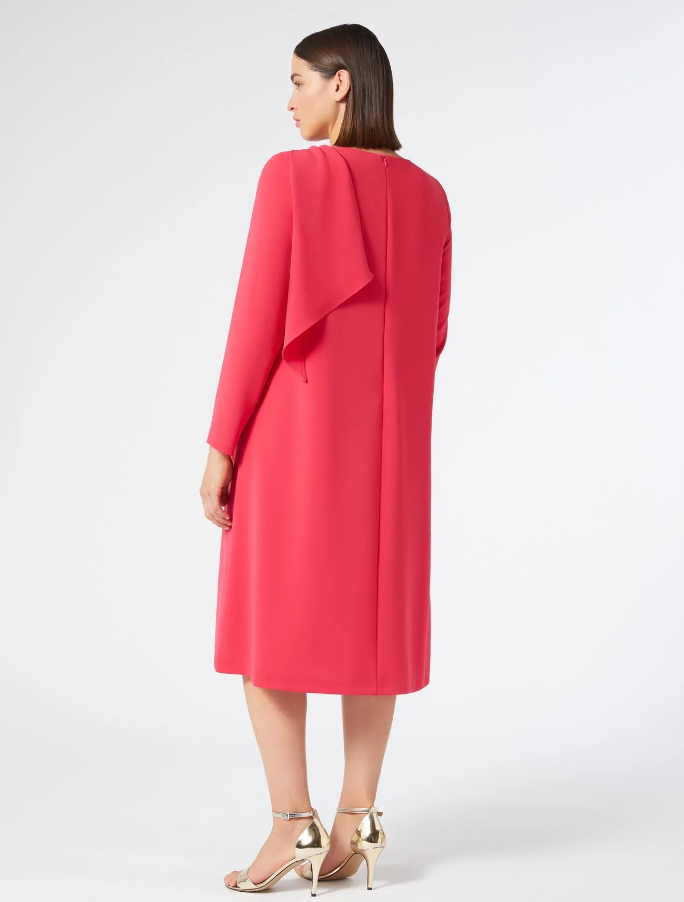 Marina Rinaldi Abiti | Abiti*Abito in cady triacetato FUXIA