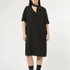 Marina Rinaldi Abiti | Abiti*Abito in crêpe di envers satin NERO