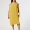 Marina Rinaldi Abiti | Abiti*Abito in crêpe envers satin ORO