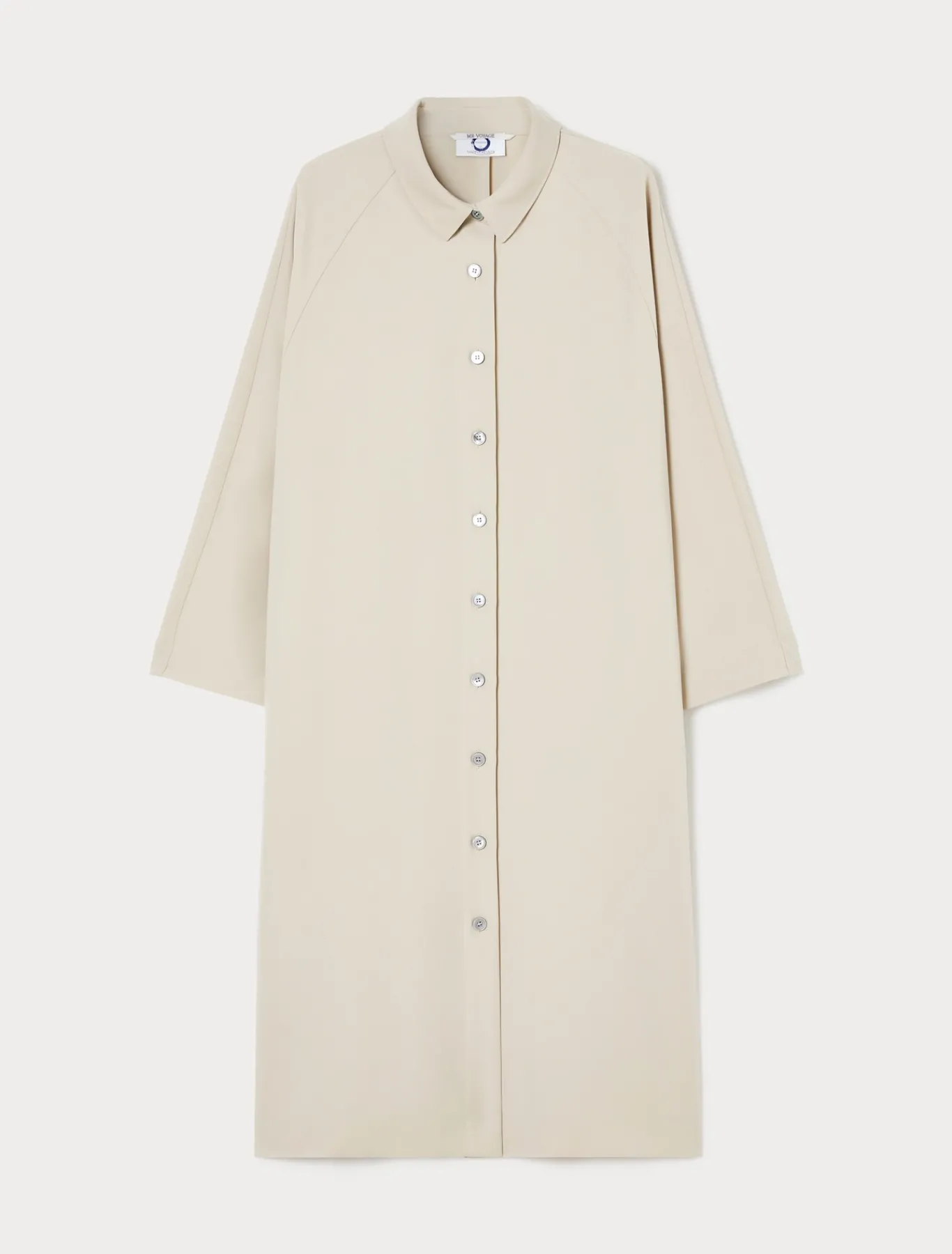 Marina Rinaldi Abiti | Abiti*Abito in crêpe envers satin BEIGE
