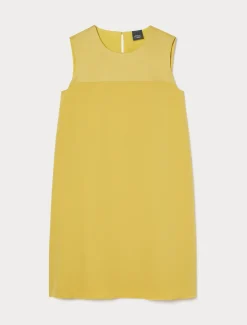 Marina Rinaldi Abiti | Abiti*Abito in crêpe envers satin ORO
