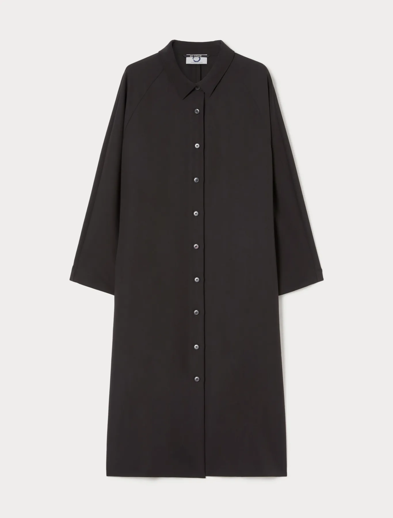 Marina Rinaldi Abiti | Abiti*Abito in crêpe envers satin NERO