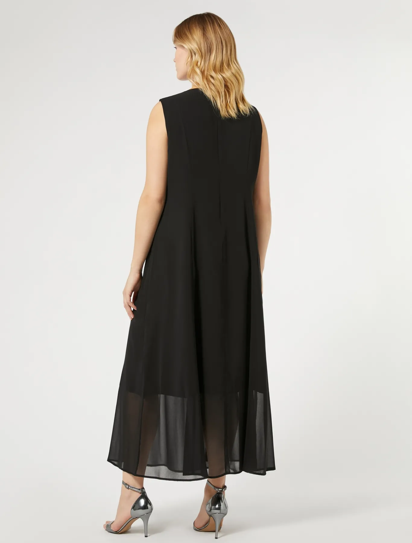 Marina Rinaldi Abiti | Selezione Elegante*Abito in georgette NERO