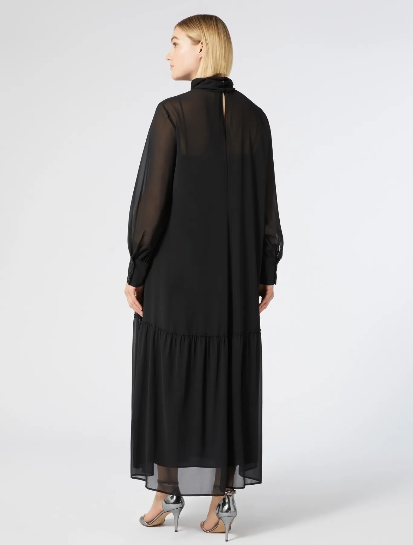 Marina Rinaldi Abiti | Abiti*Abito in georgette NERO