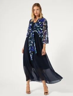 Marina Rinaldi Abiti | Abiti*Abito in georgette BLUMARINO