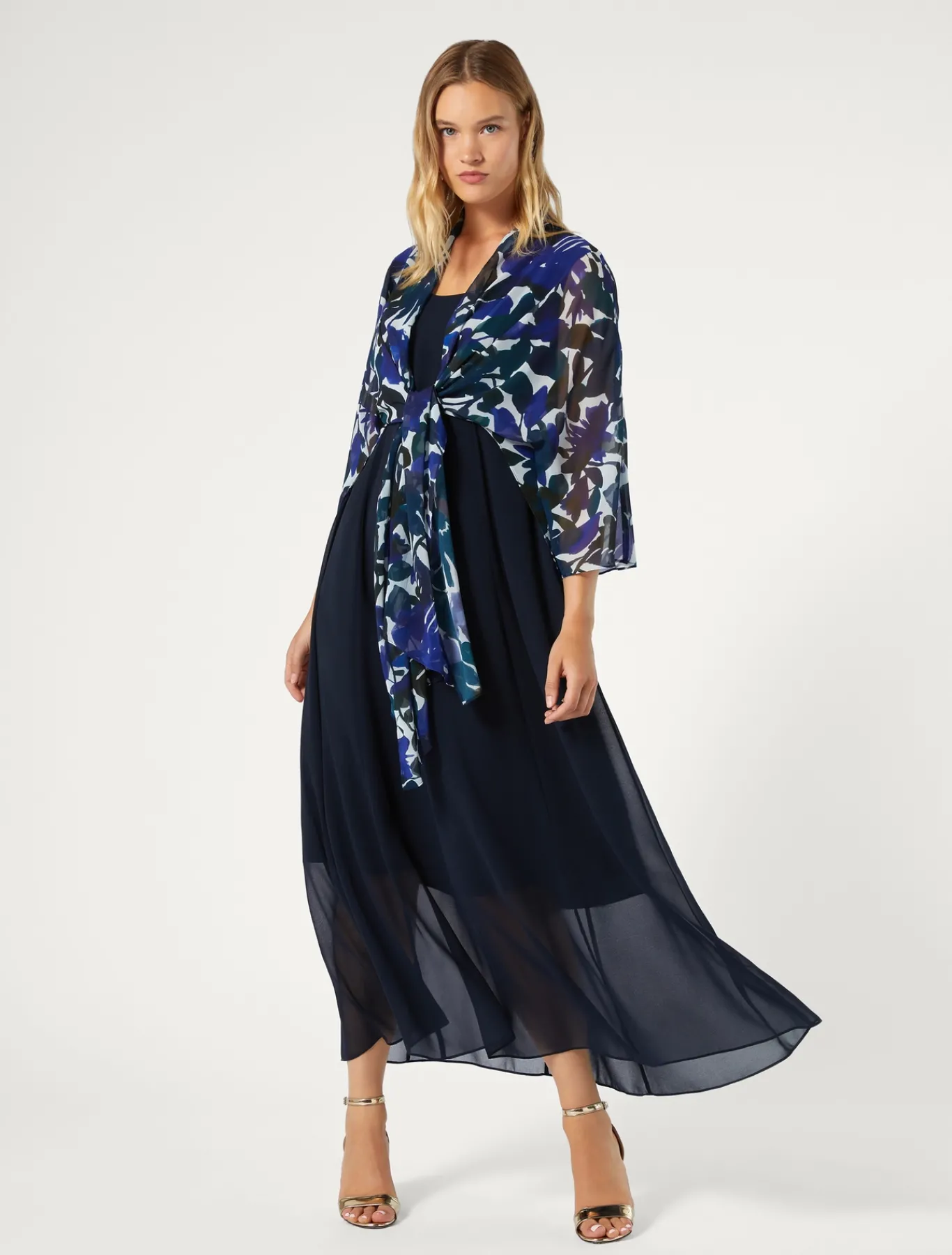 Marina Rinaldi Abiti | Abiti*Abito in georgette BLUMARINO
