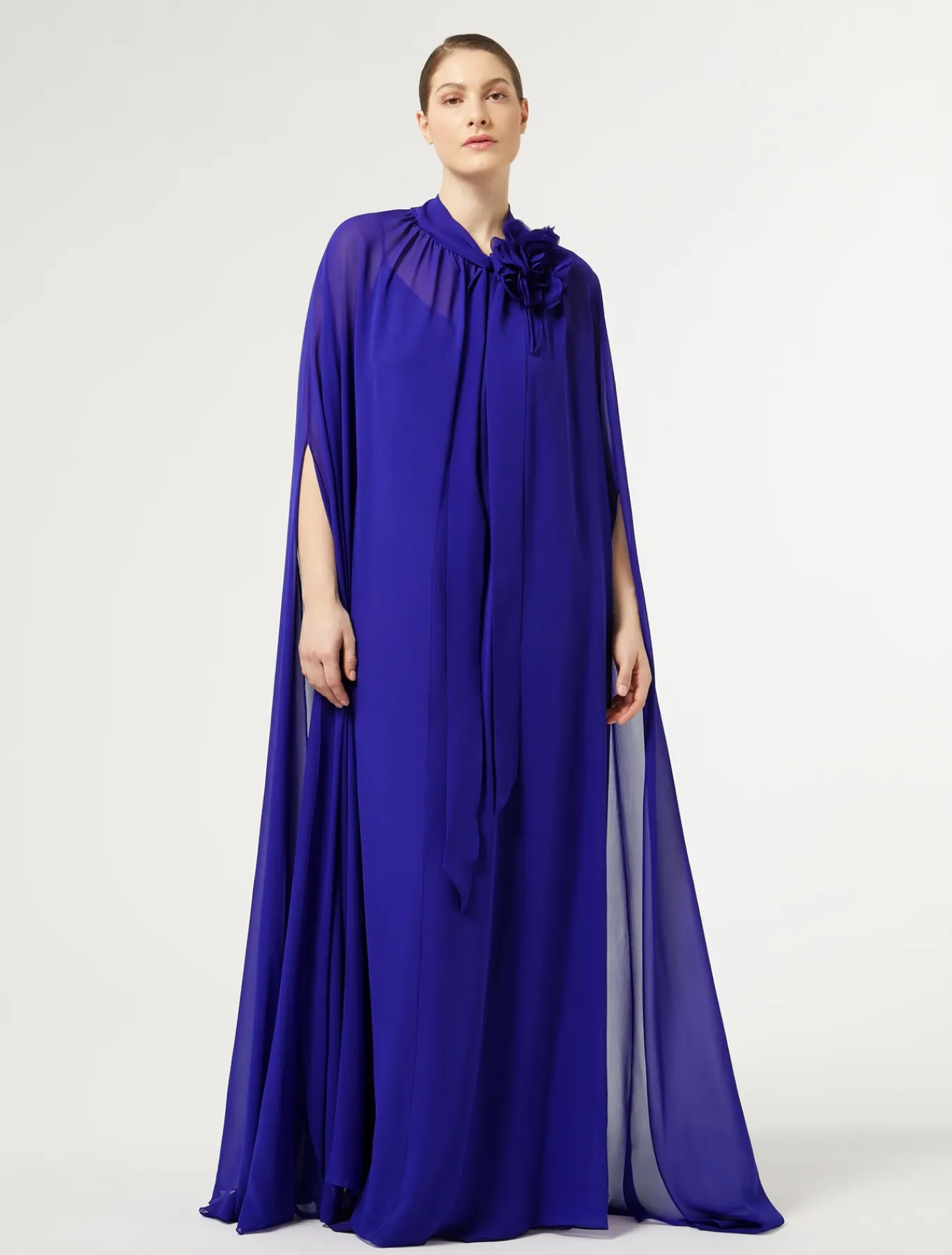 Marina Rinaldi Marina Rinaldi By Zuhair Murad*Abito in georgette di seta VIOLA