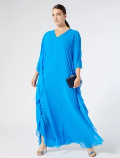 Marina Rinaldi Abiti | Abiti*Abito in georgette di seta BLUETTE