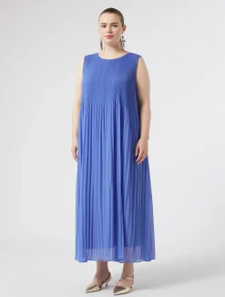 Marina Rinaldi Abiti | Abiti*Abito in georgette plissé AVIO