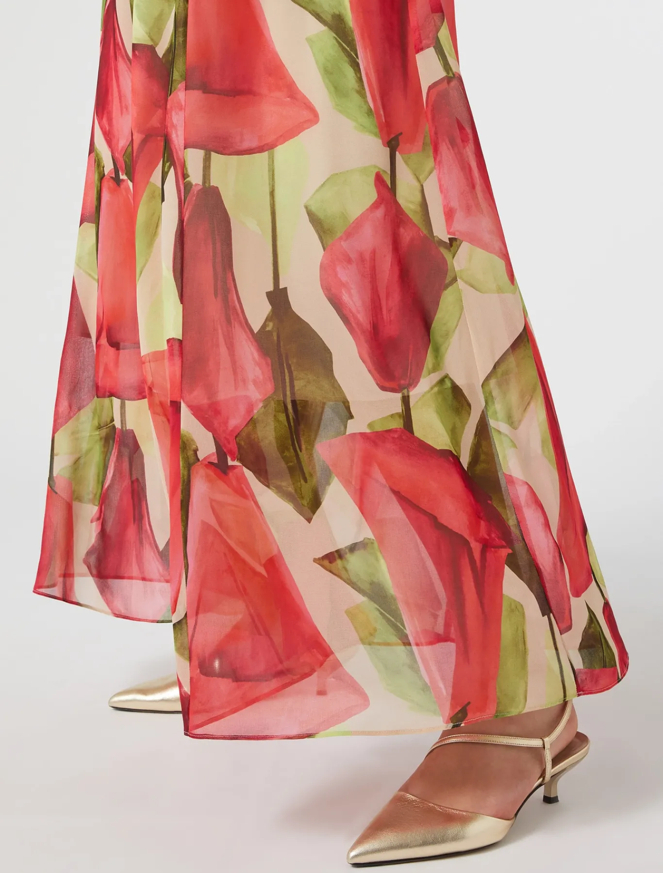 Marina Rinaldi Abiti | Selezione Elegante*Abito in georgette stampata ROSA