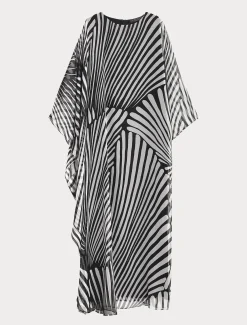 Marina Rinaldi Abiti | Abiti*Abito in georgette stampato NERO