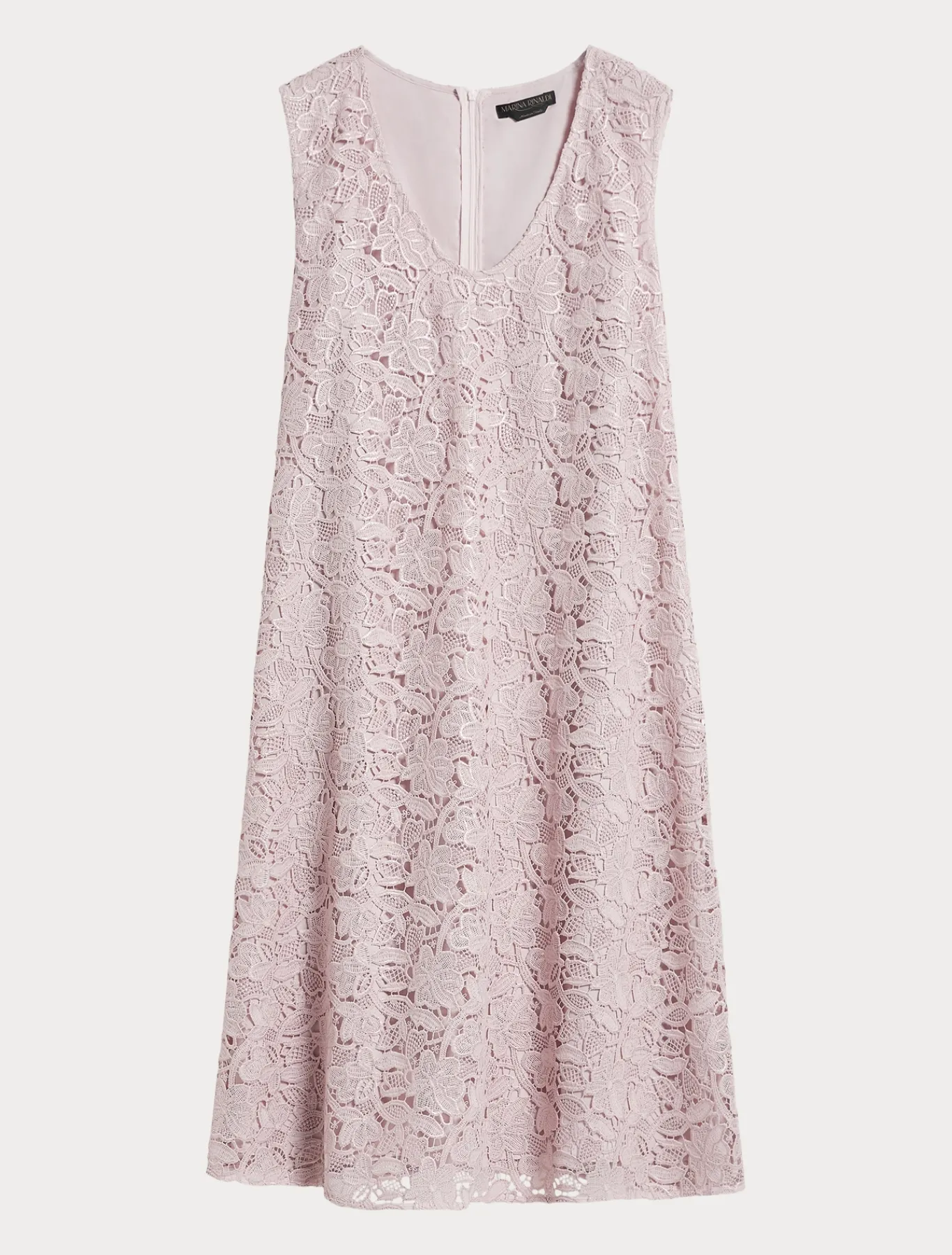 Marina Rinaldi Abiti | Abiti*Abito in pizzo laminato ROSA
