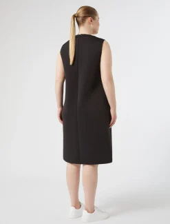 Marina Rinaldi Abiti | Abiti*Abito in scuba con strass NERO