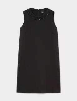 Marina Rinaldi Abiti | Abiti*Abito in scuba con strass NERO