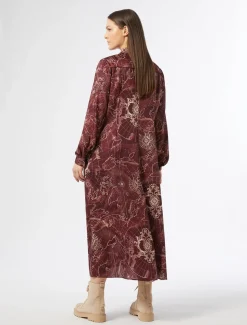 Marina Rinaldi Abiti | Abiti*Abito in twill stampato BORDEAUX