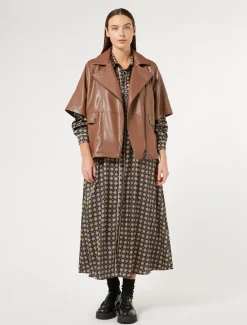 Marina Rinaldi Abiti | Abiti*Abito in twill stampato BLUNOTTE