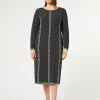 Marina Rinaldi Abiti | Abiti*Abito in viscosa jacquard NEROBIANCO