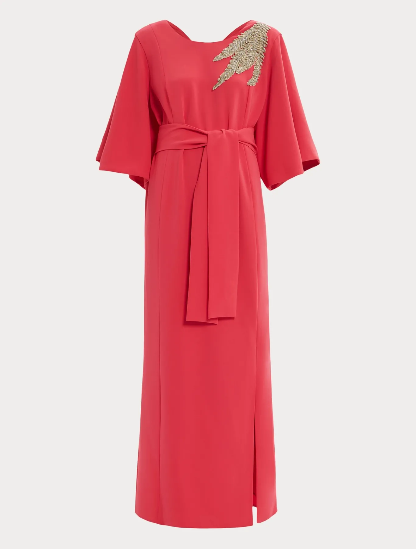 Marina Rinaldi Abiti | Collezione Elegante*Abito lungo in cady con ricami GERANIO