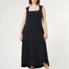 Marina Rinaldi Abiti | Collezione Elegante*Abito lungo in cady triacetato BLUNOTTE