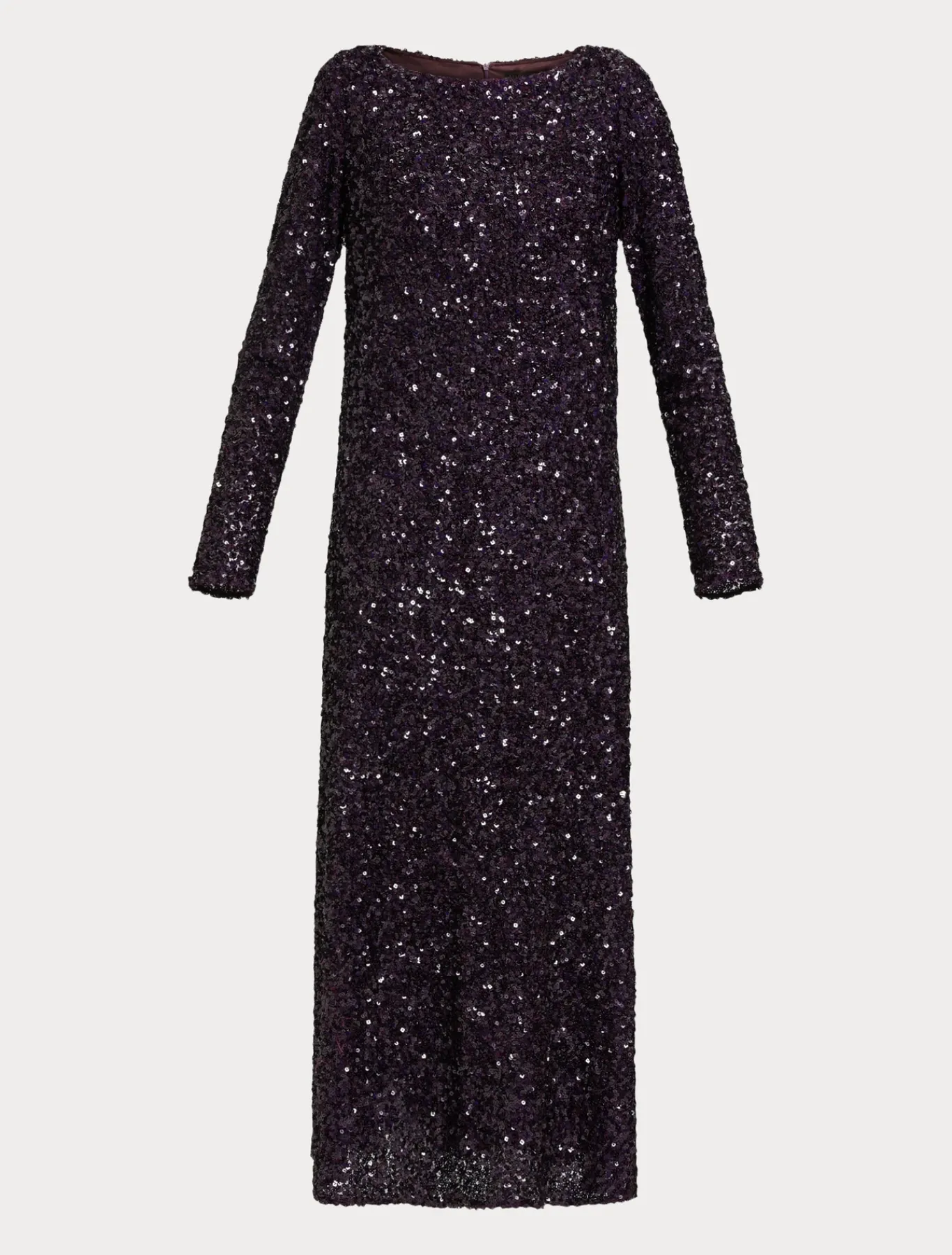 Marina Rinaldi Abiti | Abiti*Abito lungo in full paillettes BORDEAUX