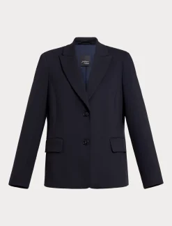 Marina Rinaldi Giacche & Blazer | Giacche & Blazer*Blazer in jersey punto Milano BLUMARINO