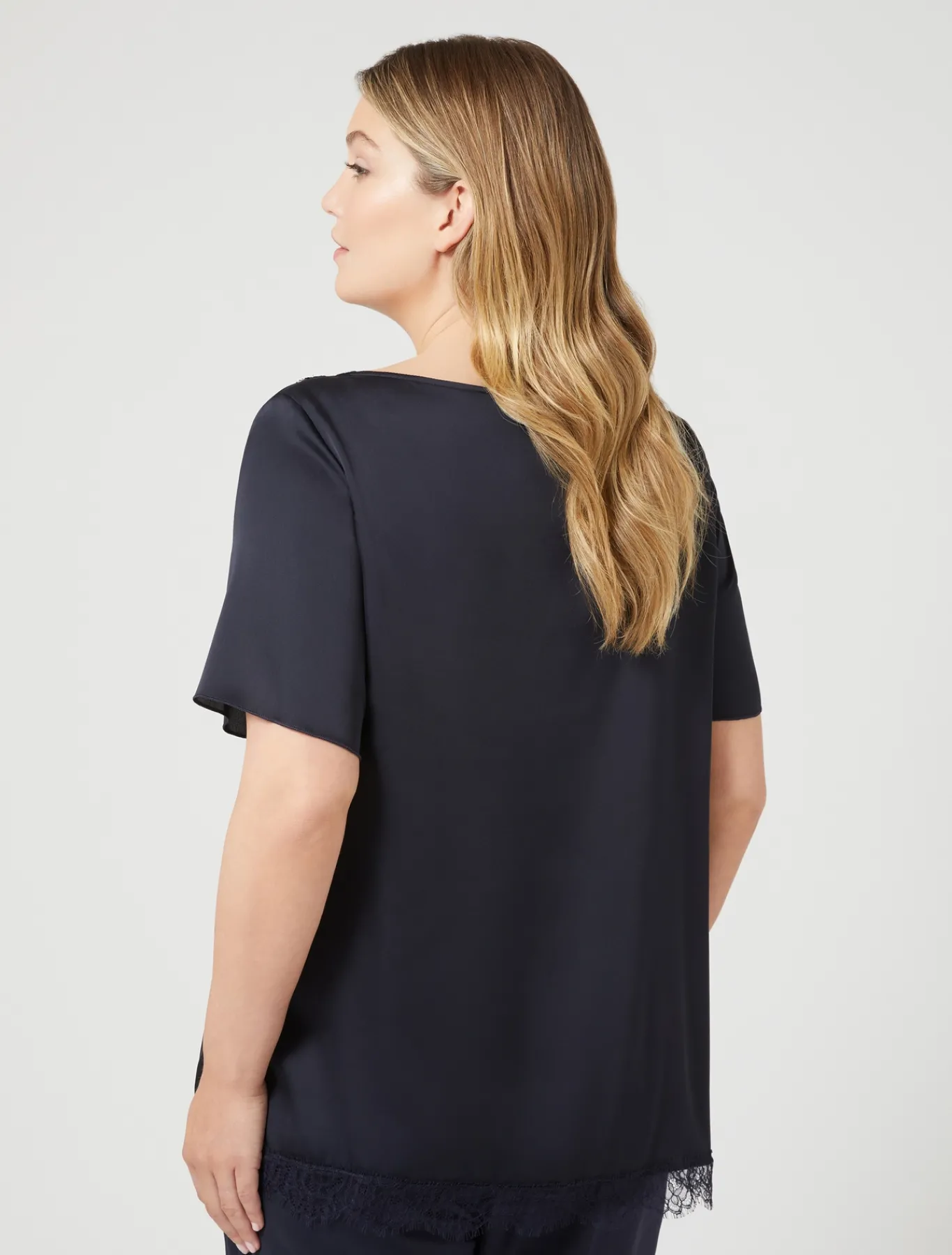 Marina Rinaldi Camicie & Bluse | Camicie & Bluse*Blusa con dettagli in pizzo BLUMARINO