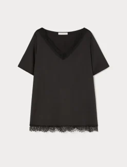 Marina Rinaldi Camicie & Bluse | Camicie & Bluse*Blusa con dettagli in pizzo NERO