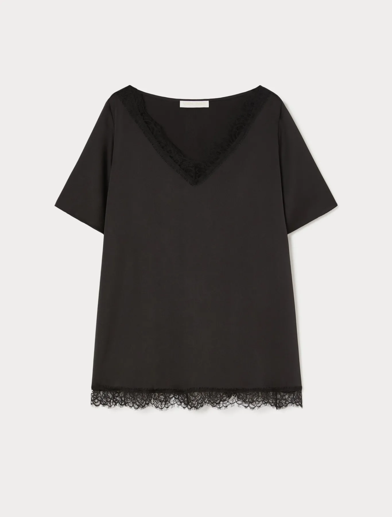 Marina Rinaldi Camicie & Bluse | Camicie & Bluse*Blusa con dettagli in pizzo NERO