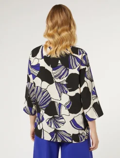Marina Rinaldi Camicie & Bluse | Camicie & Bluse*Blusa in cady BLUMARINO
