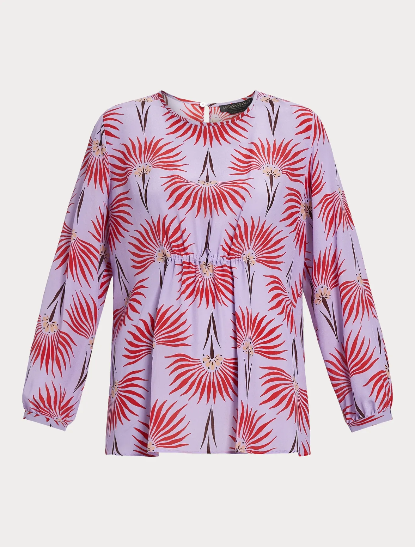 Marina Rinaldi Camicie & Bluse | Camicie & Bluse*Blusa in crêpe de Chine di seta LILLA