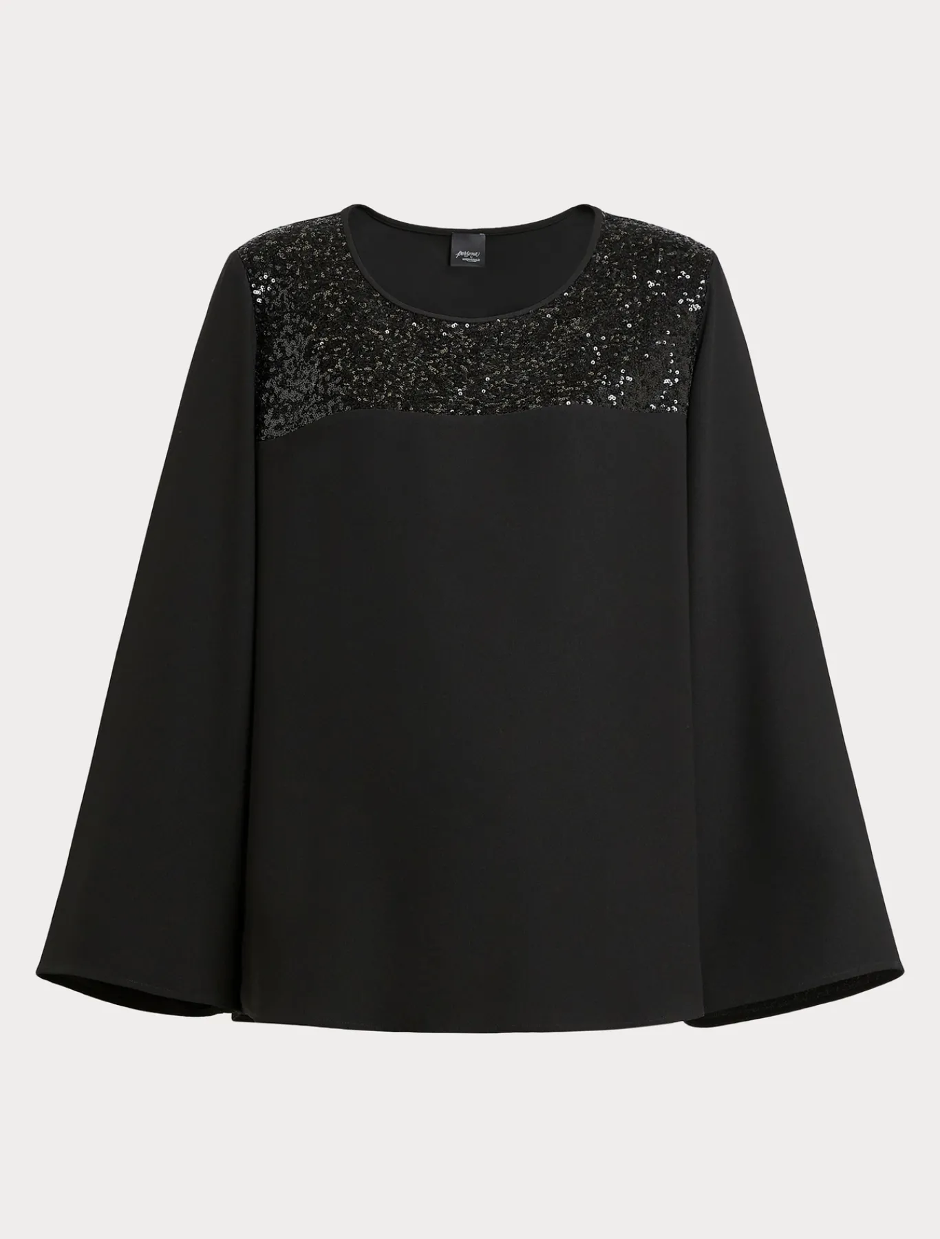 Marina Rinaldi Camicie & Bluse | Camicie & Bluse*Blusa in crêpe envers satin NERO