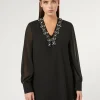 Marina Rinaldi Bluse | Camicie & Bluse*Blusa in crêpe georgette NERO