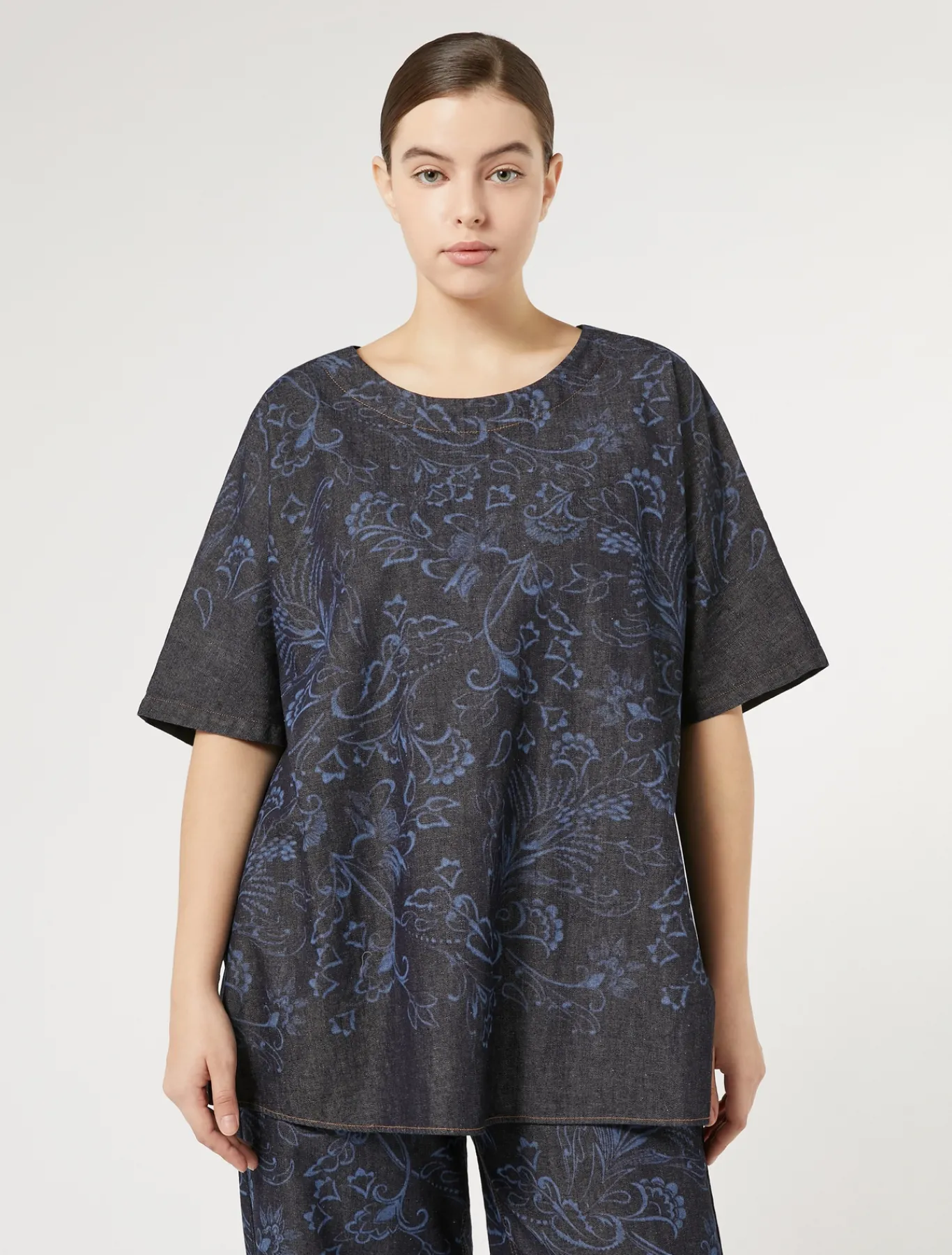 Marina Rinaldi Camicie & Bluse | Camicie & Bluse*sa in denim laserato BLU