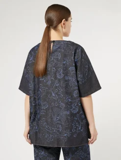 Marina Rinaldi Camicie & Bluse | Camicie & Bluse*sa in denim laserato BLU