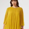 Marina Rinaldi Bluse | Camicie & Bluse*Blusa in georgette plissé ORO