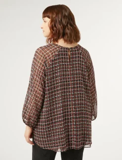 Marina Rinaldi Camicie & Bluse | Camicie & Bluse*Blusa in georgette stampata NERO