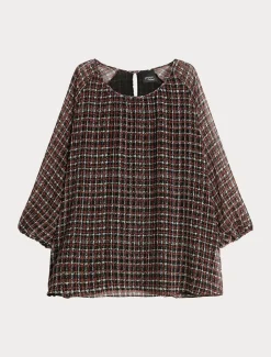 Marina Rinaldi Camicie & Bluse | Camicie & Bluse*Blusa in georgette stampata NERO