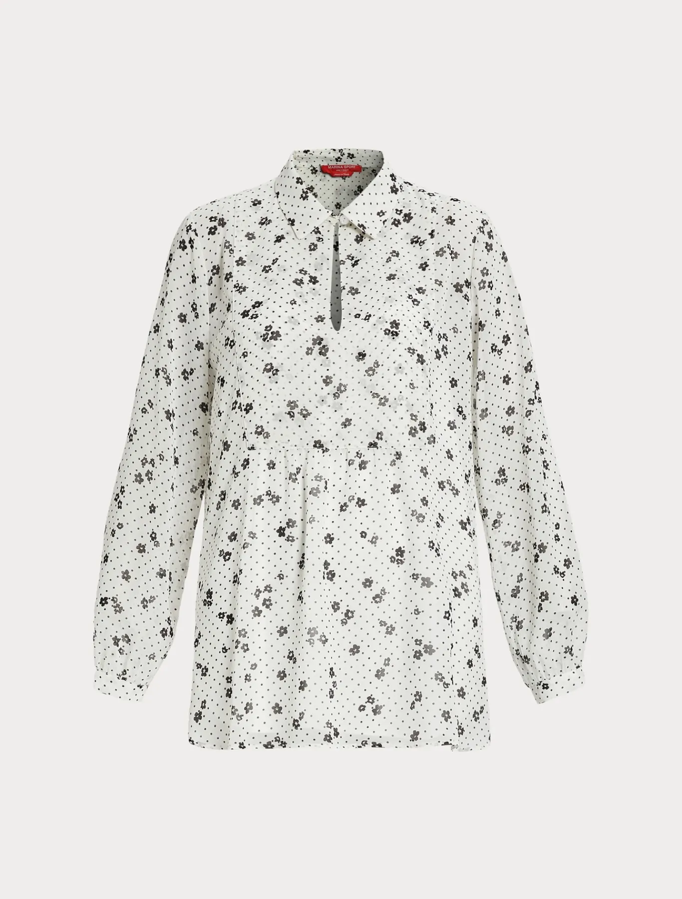 Marina Rinaldi Camicie & Bluse | Camicie & Bluse*Blusa in georgette stampata BIANCO