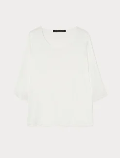 Marina Rinaldi Bluse | Camicie & Bluse*Blusa in misto seta BIANCO